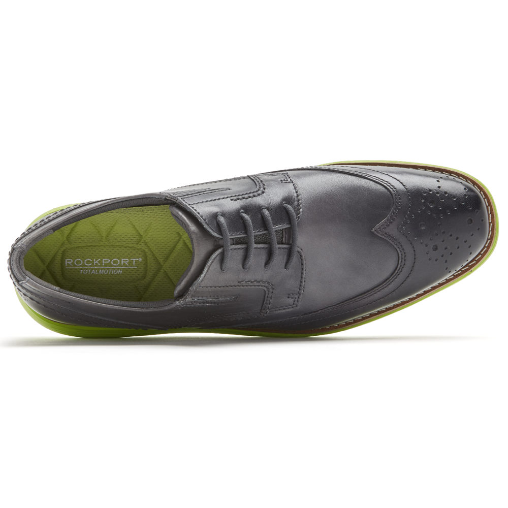 Rockport Pen Sko Herre Grå - Total Motion Sport Wingtip - FPVL02349